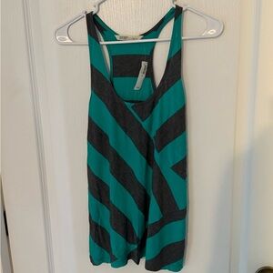 Old Navy Teal and Gray Tank Top